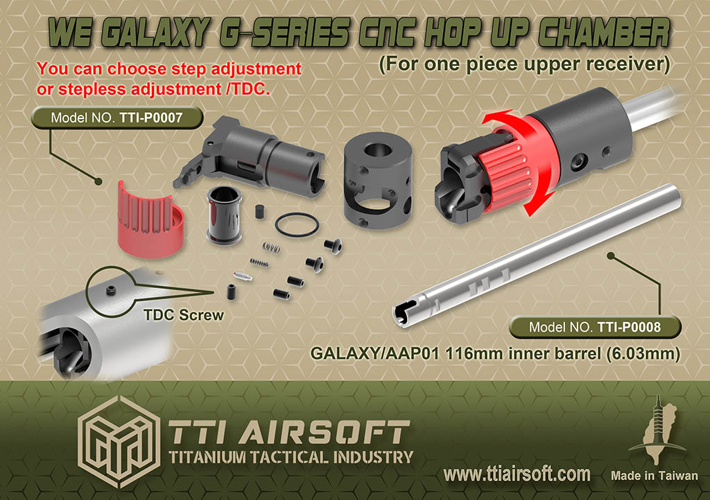 WE Galaxy G-Series CNC Hop-up Chamber