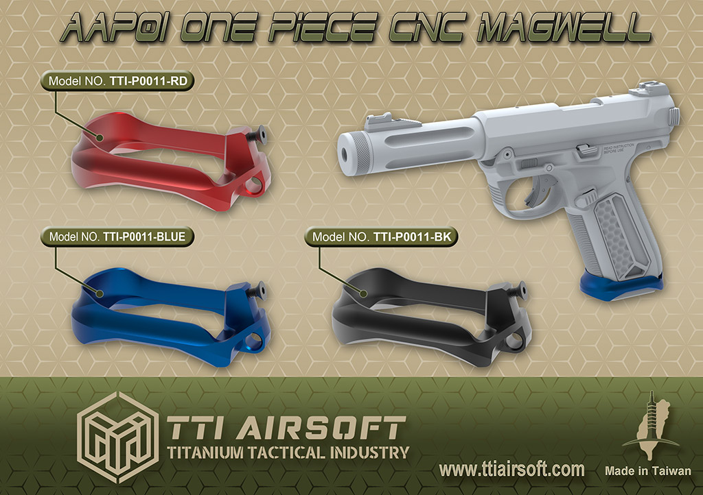 TTI AIRSOFT AAP01 One Piece CNC Magwell